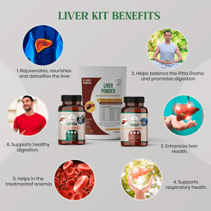 Liver Care Kit with list of benefits


